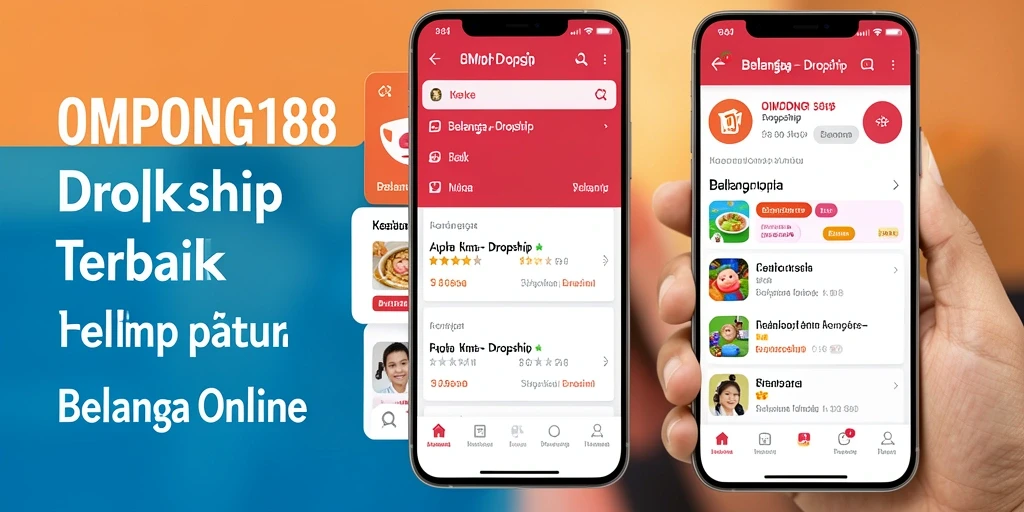 Antarmuka OMPONG188 yang menarik dan mudah digunakan untuk belanja Dropship.
