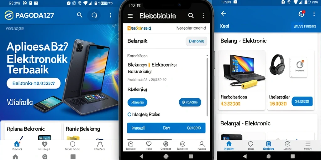 Antarmuka aplikasi PAGODA127 yang menarik dan intuitif.