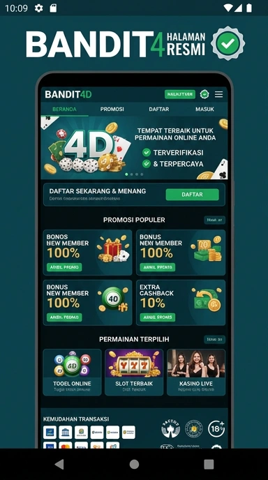 Halaman Resmi bandit4d untuk Pengguna Android Indonesia